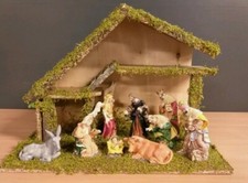 CAPANNA IN LEGNO E MUSCHIO CM