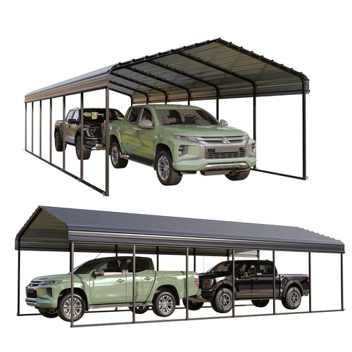 12x30 metal carport heavy - metal,