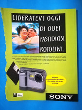 RITAGLIO DI GIORNALE PUBBLICITA' MAVICA SONY MACCHINA FOTOGRAFICA - (141)