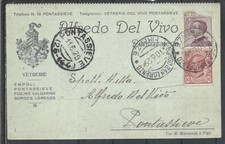 1929 PONTASSIEVE BORGO S. LORENZO  VETRERIA CARTOLINA PUBBLICITARIA