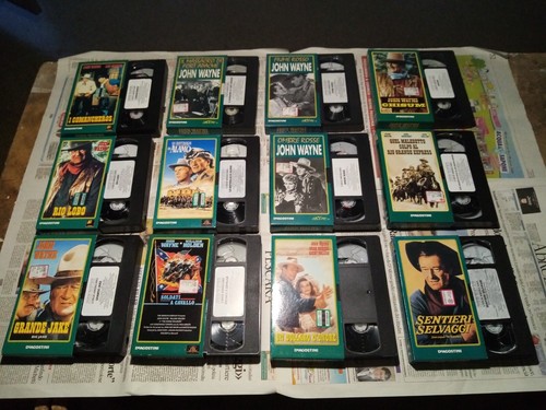 Vhs john wayne - vhs,