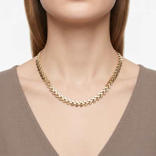 Girocollo vintage oro - vintage, in