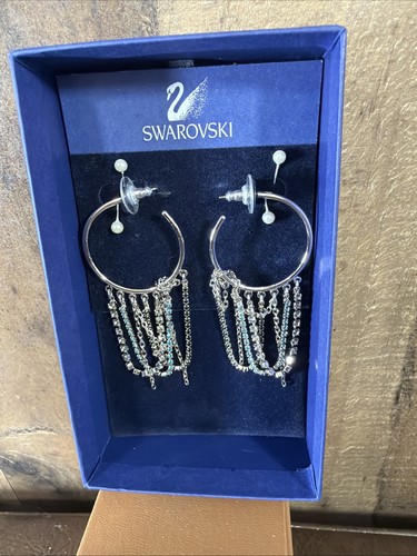 Orecchini cerchio swarovski - orecchini,