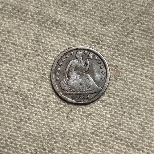 1839 mezza moneta liberty - mezza,