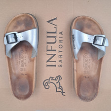 Birkenstock Grey Sandals Size