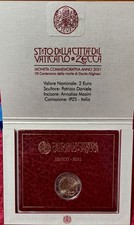 2 euro Vatican 2021 - Dante