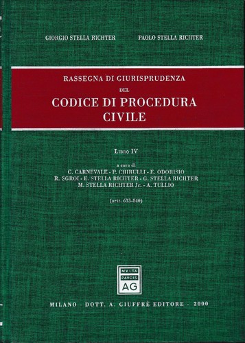 Rassegna giurisprudenza del - giurisprudenza,