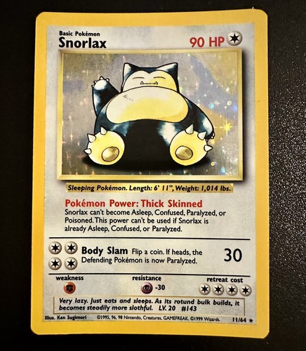 Carta pokemon snorlax jungle - carta,