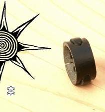 ANELLO UOMO DONNA CUOIO PELLE