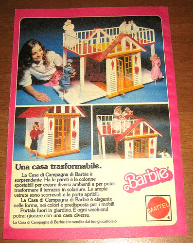 Pubblicita barbie mattel - pubblicita, una