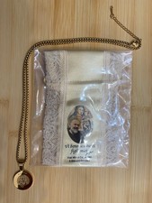 Collana Padre Pio acciaio -