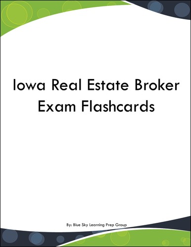 Iowa real estate broker exam - iowa,