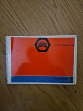 Porsche 911 1965 manuale libretto Uso  Manutenzione Italiano 