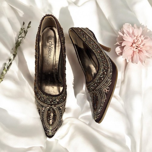 Tacchi bronzo marrone - in,