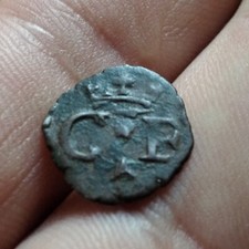 Savoia regno di Sardegna Carlo emanuele i Quarto Di Soldo Del V Tipo Raro Lotto