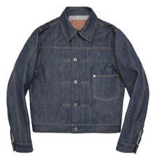 Giacca denim grezzo uomo