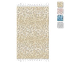 Telo mare in ciniglia Jacquard