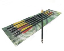 Freccia in alluminio nero 53 cm per balestra fucile 90081484