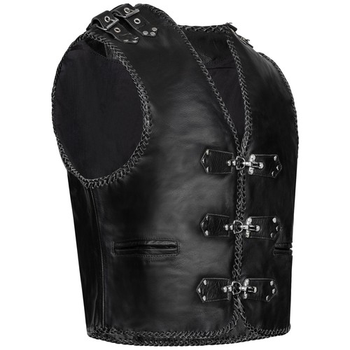 Paulgos gilet pelle - pelle, 100%