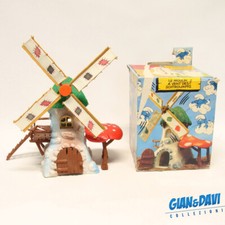 Smurfs Puffi Schtroumpf Schleich 40020 Old Windmills Mulino + Box DE D