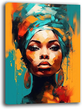 Quadro Moderno Donna Giallo Azzurro Quadri Moderni Soggiorno Da Parete XXL Grand