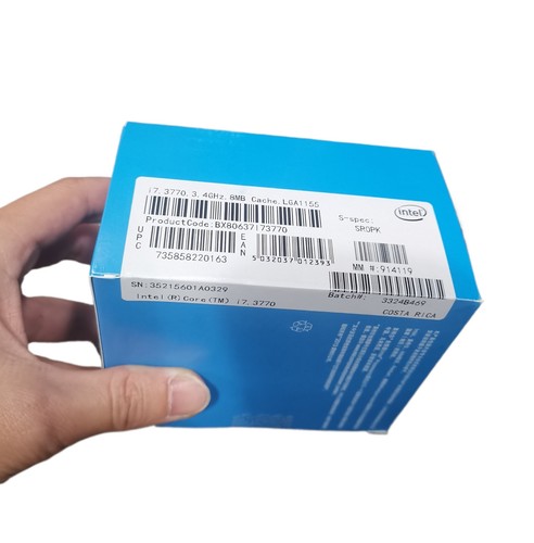 Intel core 3770 - 3,40, ghz