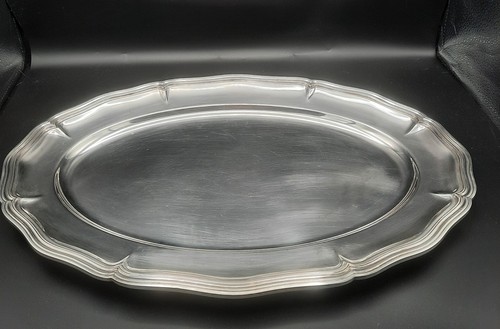 Grand plat ovale - , en
