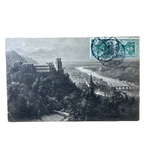 Cartolina heidelberg veduta - ak,