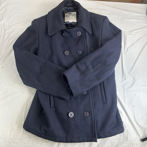 Navy pea coat giacca uomo - pea,