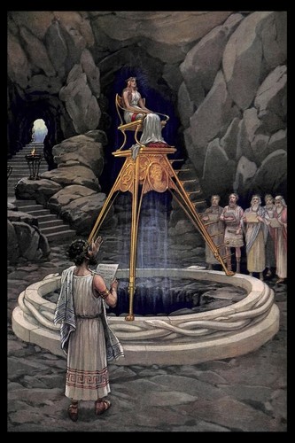 Oracolo delfi augustus - oracolo,