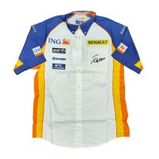 MAGLIA CAMICIA renault 2007 fisichella VINTAGE FORMULA 1 UNO ONE F1 SHIRT