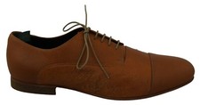 ALBERTO GUARDIANI Scarpe Marrone Derby Napoli Pelle Stringate Uomo EU41.5/US8.5