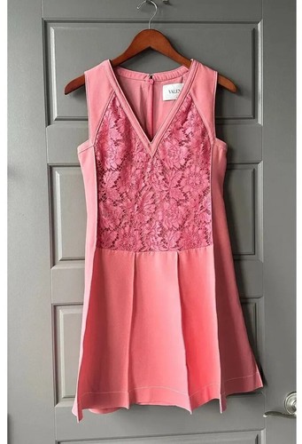 Abito smanicato valentino rosa - smanicato,