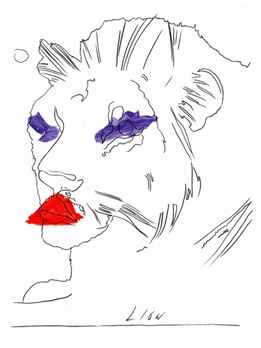 Andy warhol lion - andy,