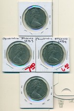 Show Inv-4 AU-UNC MONETE DA 50 CENT dall'AUSTRALIA (1981, 1982, 1983 e 1984)