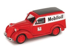 1:43 Brumm Fiat 1100 Furgone Mobiloil 1950 - R344B Auto Diecast Modellino