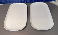 Rosenthal Moon White on White Set 2 Platte 38 - 2 Oval platter cm 38 Vassoi NEW