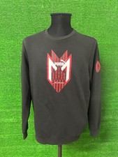 Felpa MILAN Match Training No Match Worn Indossata Shirt Jersey No Maglia L