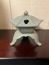 Lanterna giapponese vintage Toro Tourou metallo ornamento giardino