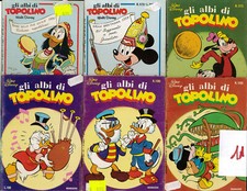 TOPOLINO ALBI  6 FUMETTI
