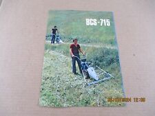 BCS 715 motocoltivatore