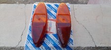 Coppia Plastiche Gemme Fanali Frecce Stop Posteriori Fiat 1100 103 D H - 850 T