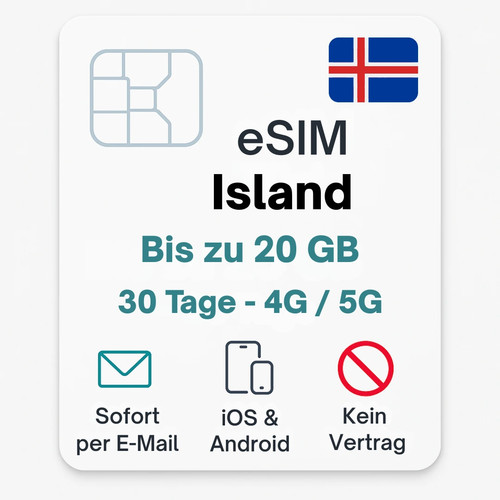 Islanda esim tariffa dati - esim,