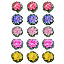 15PCS Ornamenti Ninfea