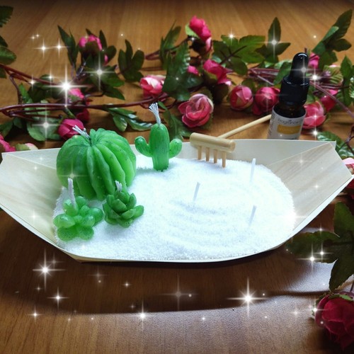 Kit candela giardino zen - -,