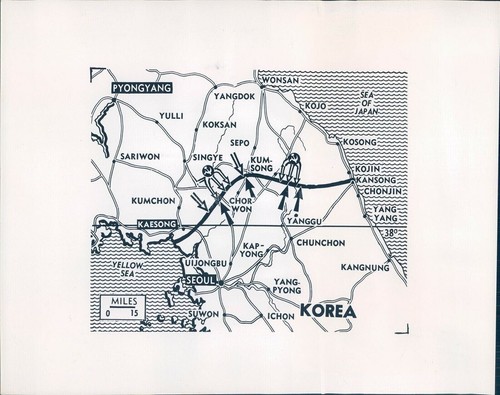 1951 mappa truppe rosse - mappa,