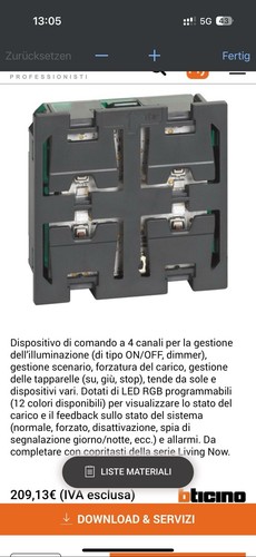 Living now k4651m2knx comando - now,
