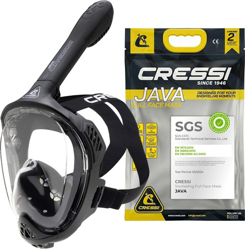 Cressi java full face mask - java,