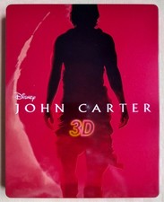 JOHN CARTER 3D (2012) - STEELBOOK BLU-RAY 2D/3D Ltd Ed UK Audio Inglese