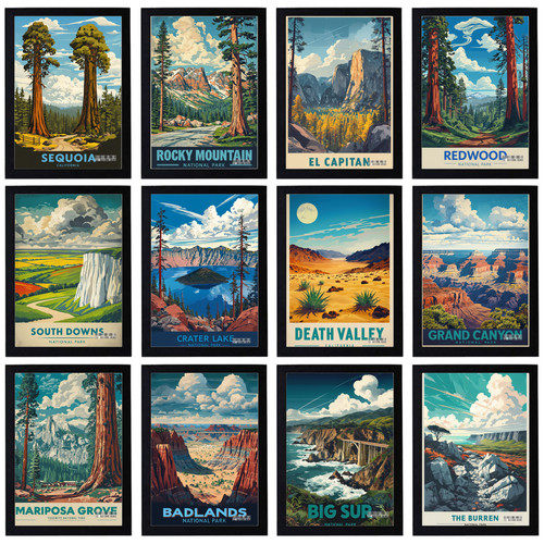 Poster vintage parchi - poster,
